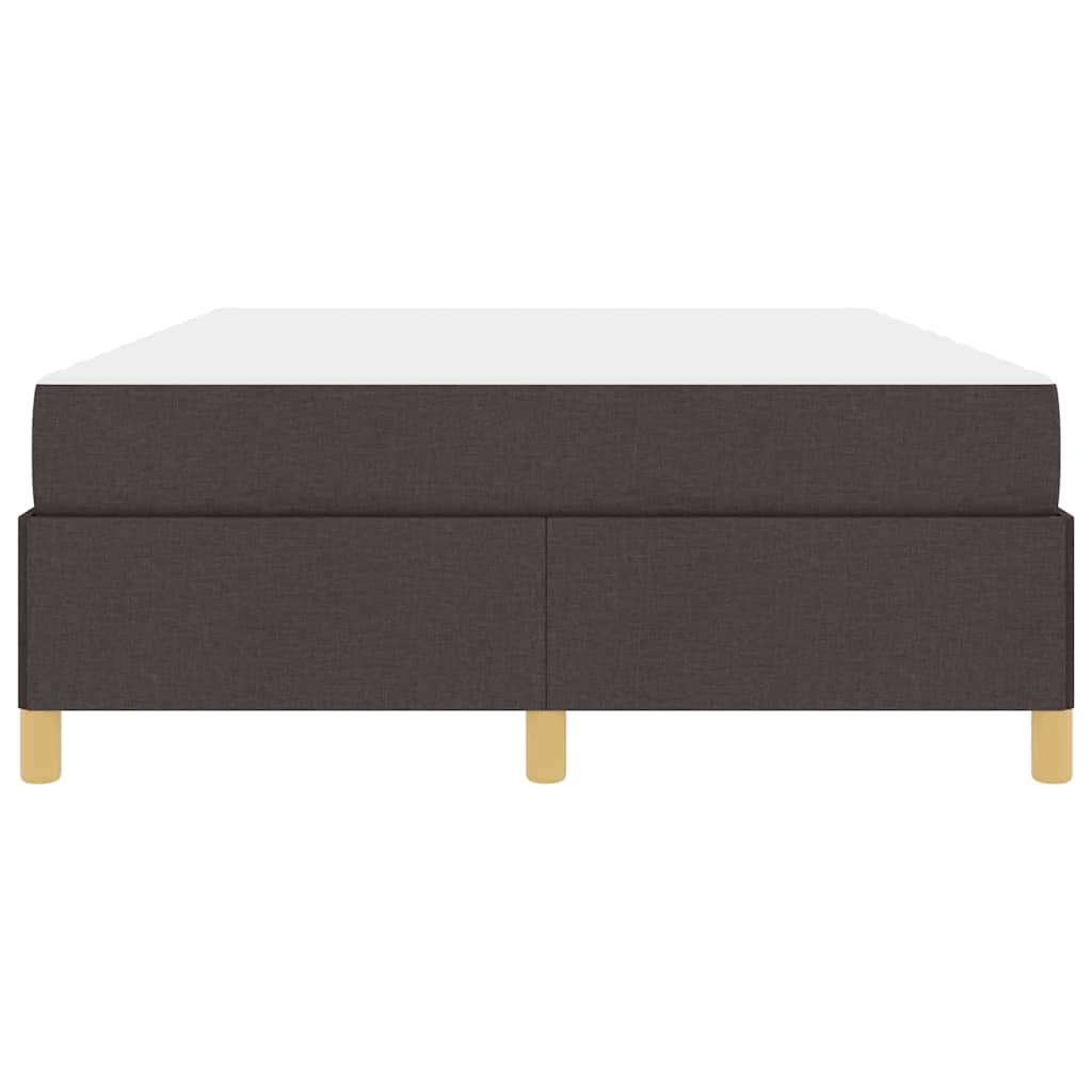 Bedframe met matras Donkerbruin 140 x 200 cm Stof is nu te koop bij PeponiXL, paradijselijk wonen!