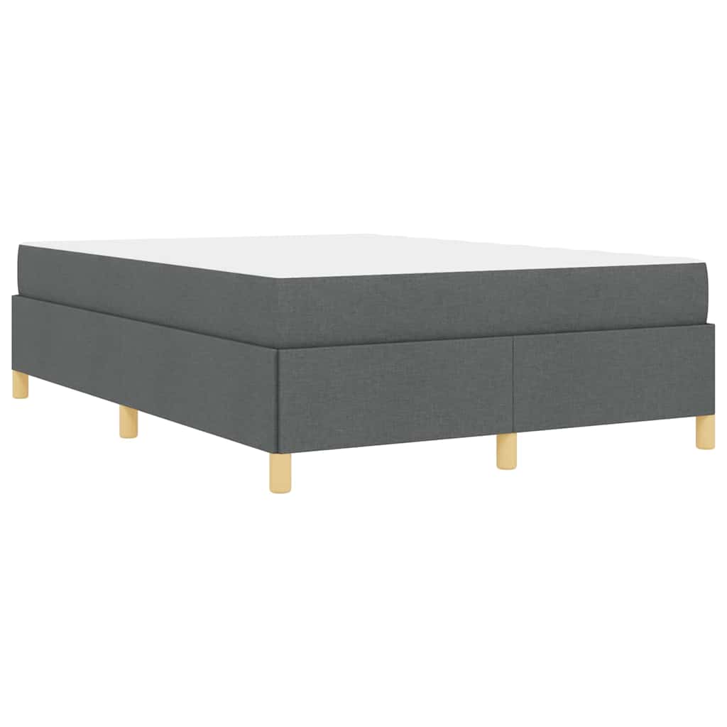 Bedframe met matras Donkergrijs 160 x 200 cm Stof is nu te koop bij PeponiXL, paradijselijk wonen!