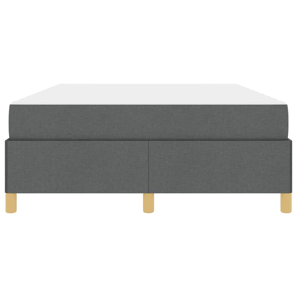 Bedframe met matras Donkergrijs 160 x 200 cm Stof is nu te koop bij PeponiXL, paradijselijk wonen!