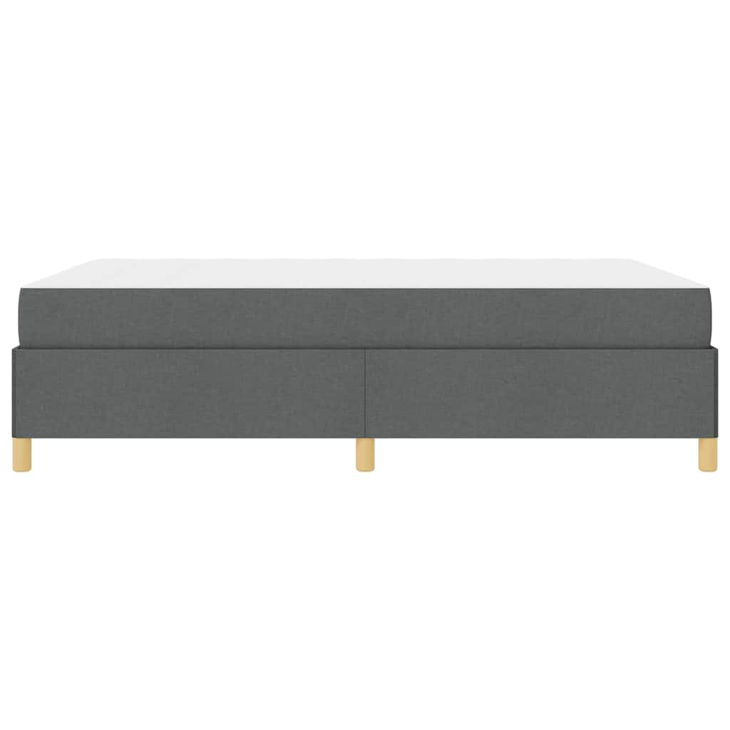 Bedframe met matras Donkergrijs 160 x 200 cm Stof is nu te koop bij PeponiXL, paradijselijk wonen!
