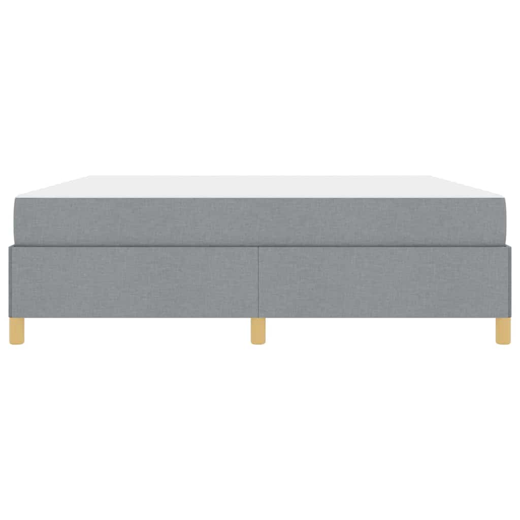 Bedframe met matras Lichtgrijs 180 x 200 cm Stof is nu te koop bij PeponiXL, paradijselijk wonen!