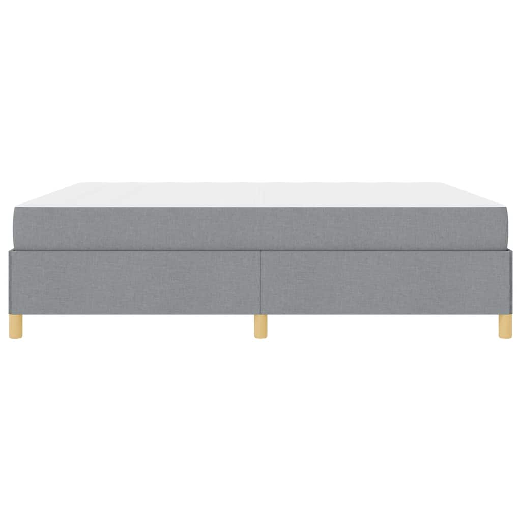 Bedframe met matras Lichtgrijs 180 x 200 cm Stof is nu te koop bij PeponiXL, paradijselijk wonen!