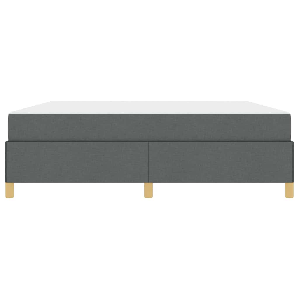 Bedframe met matras Donkergrijs 180 x 200 cm Stof is nu te koop bij PeponiXL, paradijselijk wonen!
