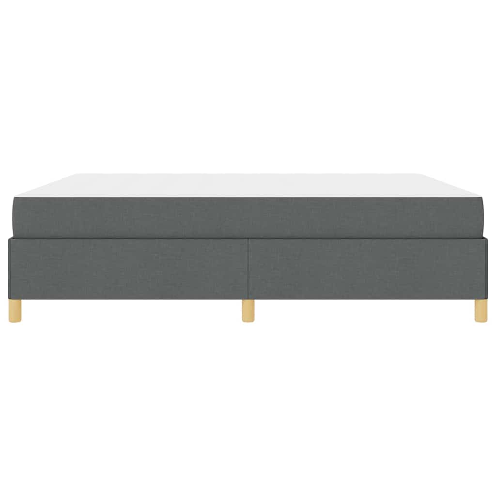 Bedframe met matras Donkergrijs 180 x 200 cm Stof is nu te koop bij PeponiXL, paradijselijk wonen!
