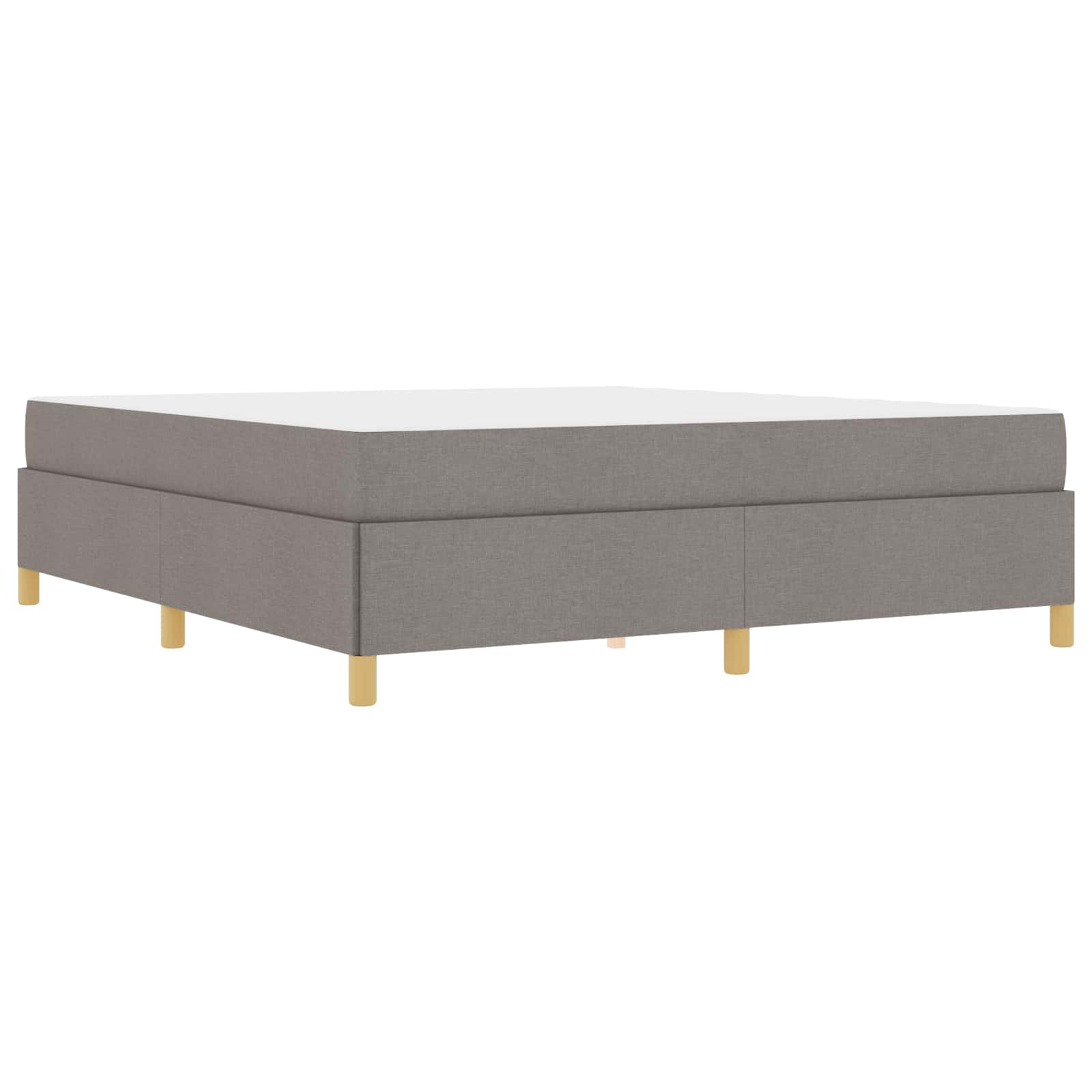 Bedframe met matras Taupe 180 x 200 cm Stof is nu te koop bij PeponiXL, paradijselijk wonen!