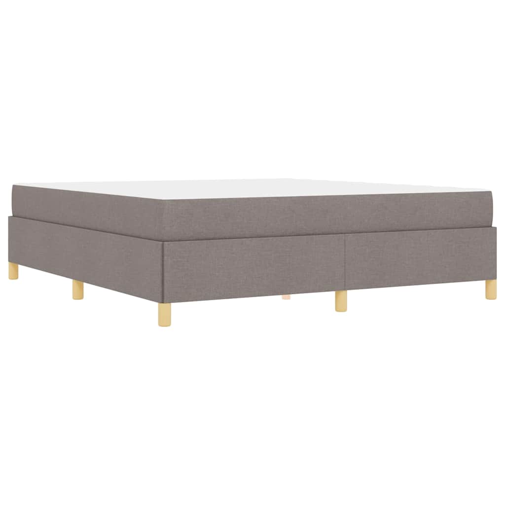 Bedframe met matras Taupe 180 x 200 cm Stof is nu te koop bij PeponiXL, paradijselijk wonen!