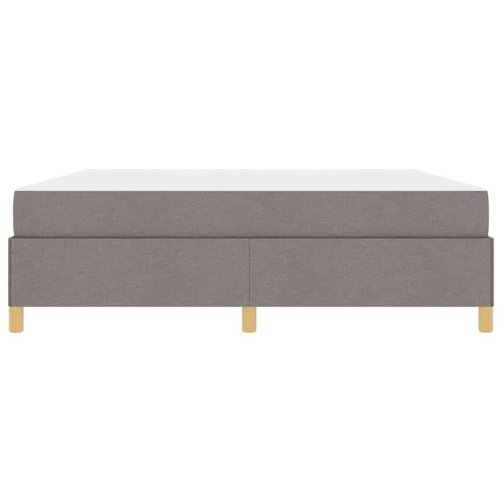 Bedframe met matras Taupe 180 x 200 cm Stof is nu te koop bij PeponiXL, paradijselijk wonen!