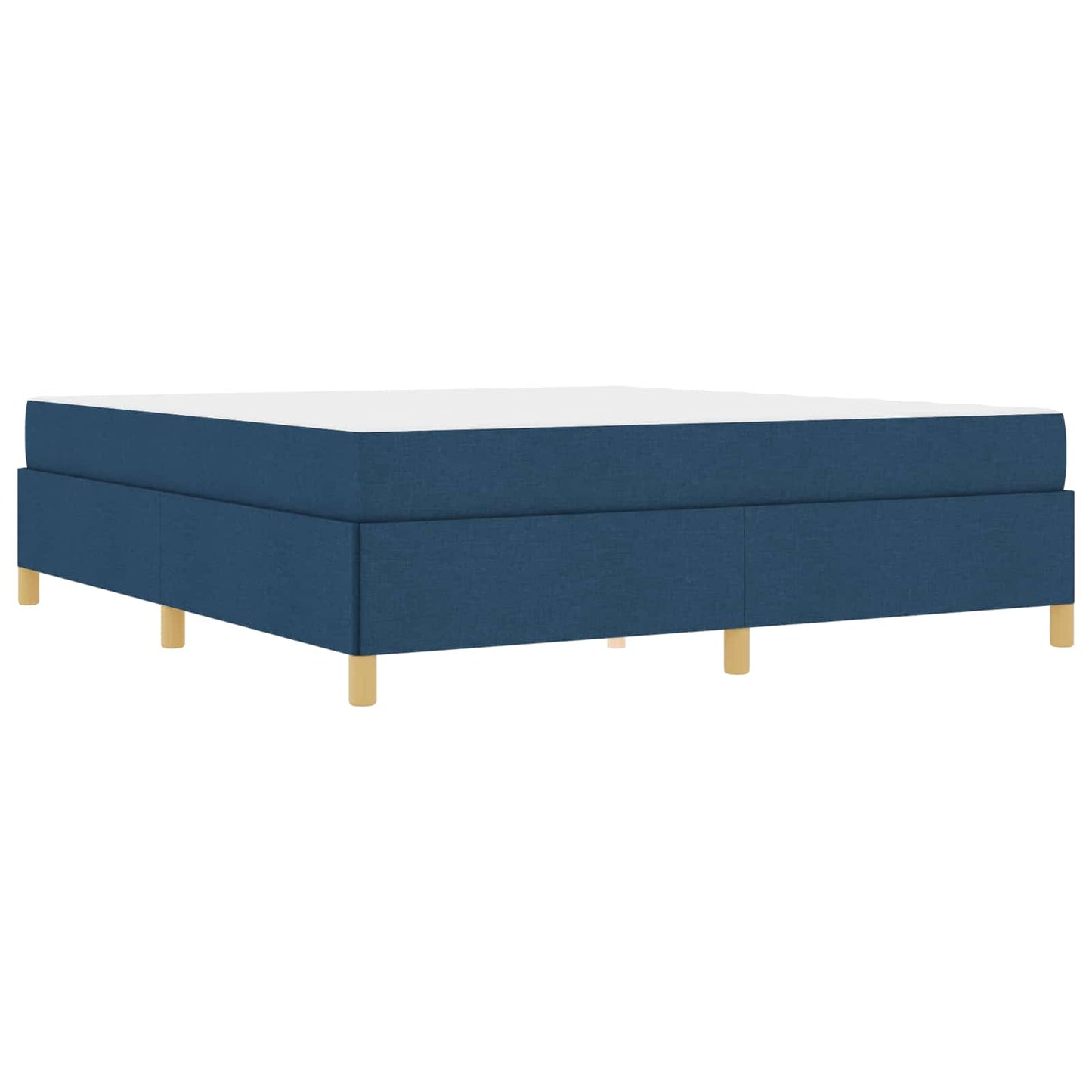 Bedframe met matras Blauw 180 x 200 cm Stof is nu te koop bij PeponiXL, paradijselijk wonen!