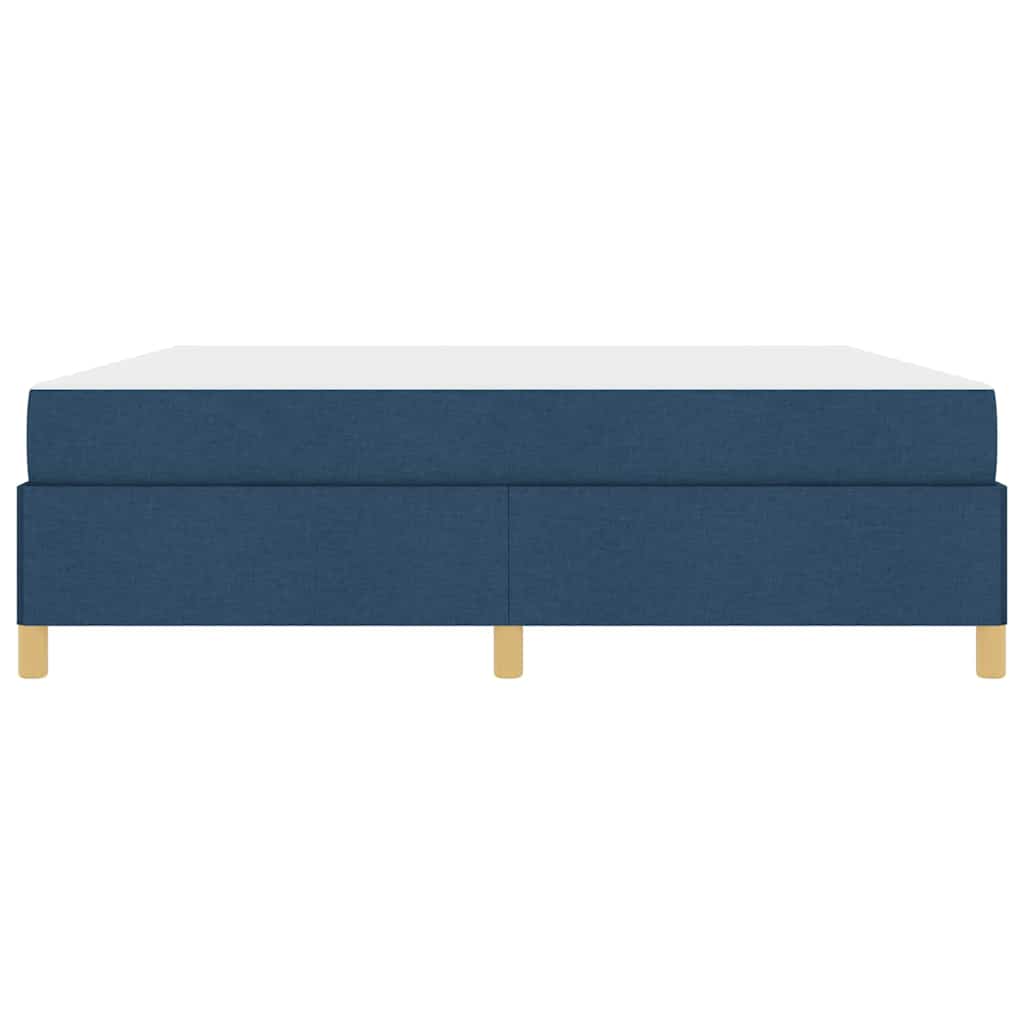 Bedframe met matras Blauw 180 x 200 cm Stof is nu te koop bij PeponiXL, paradijselijk wonen!