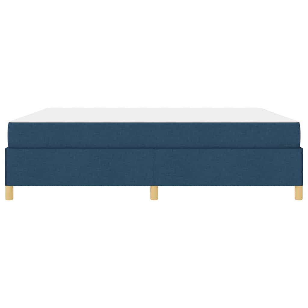 Bedframe met matras Blauw 180 x 200 cm Stof is nu te koop bij PeponiXL, paradijselijk wonen!