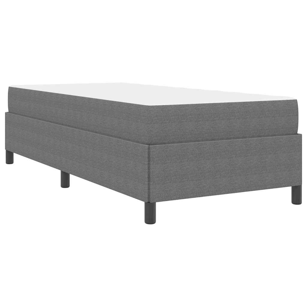 Bedframe met matras Lichtgrijs 80 x 200 cm Stof is nu te koop bij PeponiXL, paradijselijk wonen!