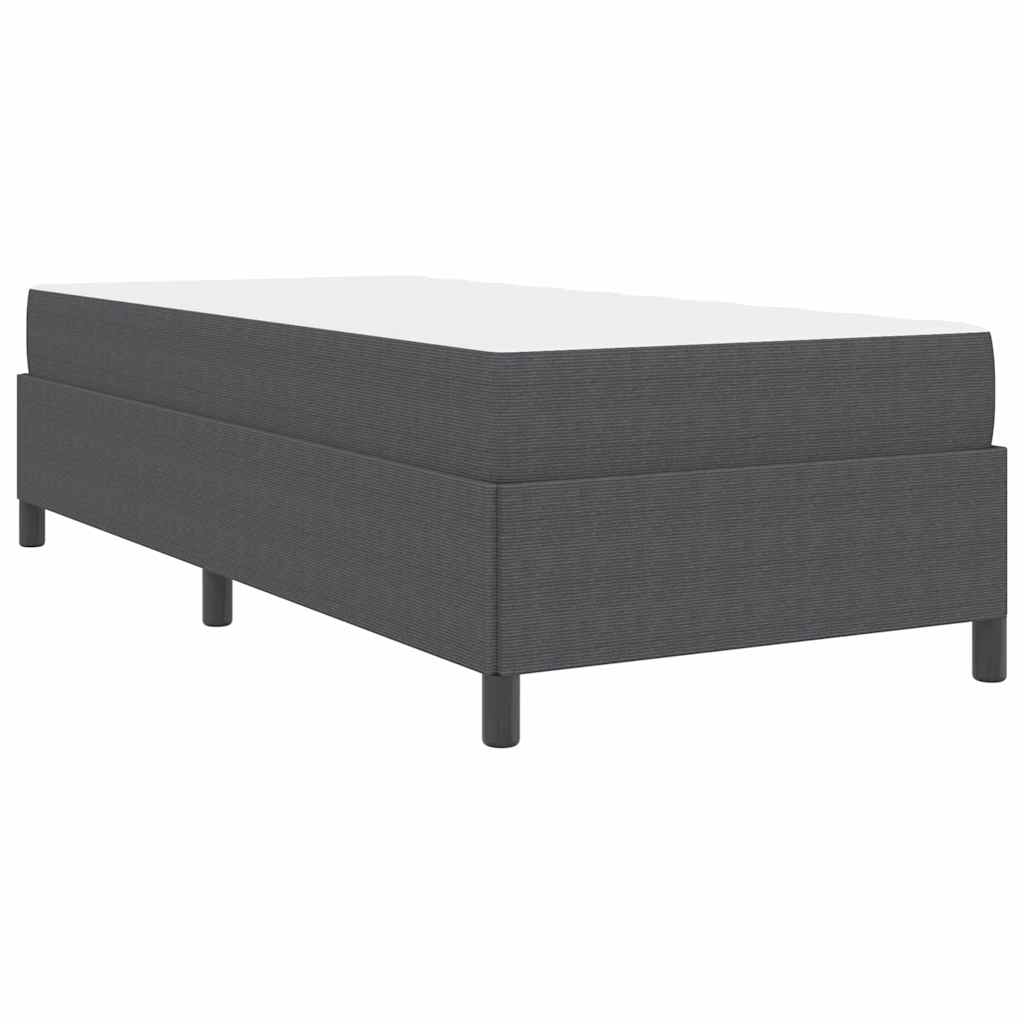 Bedframe met matras Donkergrijs 80 x 200 cm Stof is nu te koop bij PeponiXL, paradijselijk wonen!