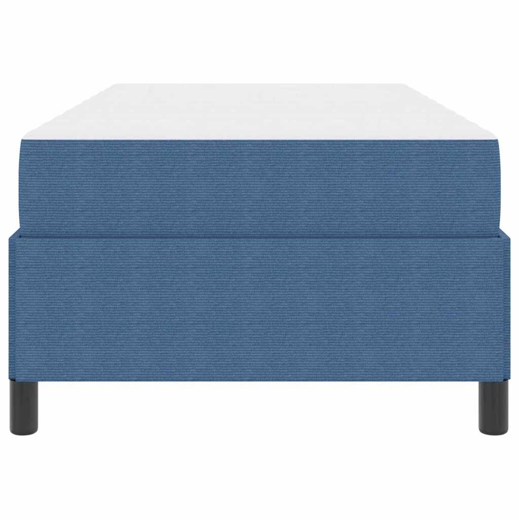 Bedframe met matras Blauw 80 x 200 cm Stof is nu te koop bij PeponiXL, paradijselijk wonen!