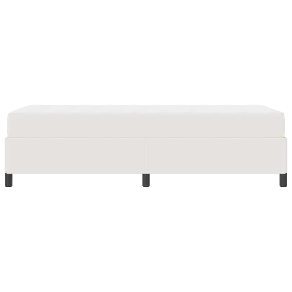 Bedframe met matras Crème 90 x 200 cm Stof is nu te koop bij PeponiXL, paradijselijk wonen!