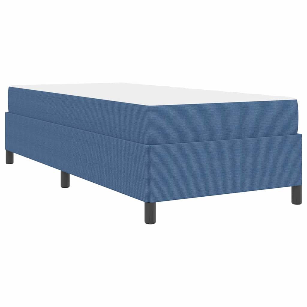 Bedframe met matras Blauw 90 x 200 cm Stof is nu te koop bij PeponiXL, paradijselijk wonen!