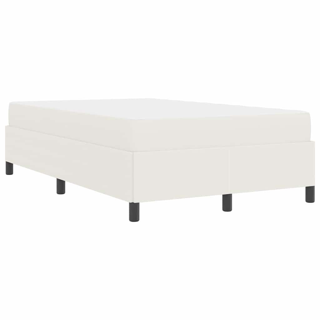 Bedframe met matras Crème 120 x 190 cm Stof is nu te koop bij PeponiXL, paradijselijk wonen!