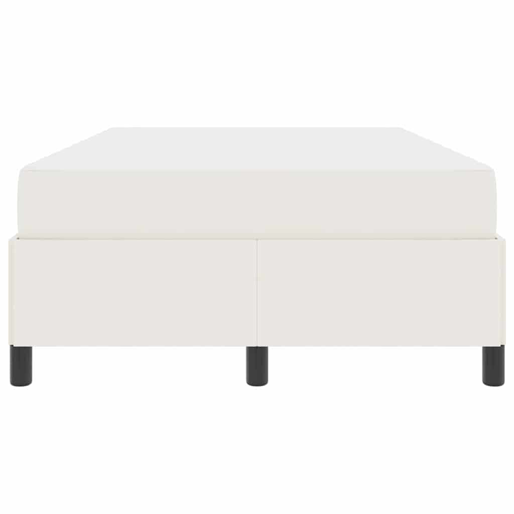 Bedframe met matras Crème 120 x 190 cm Stof is nu te koop bij PeponiXL, paradijselijk wonen!