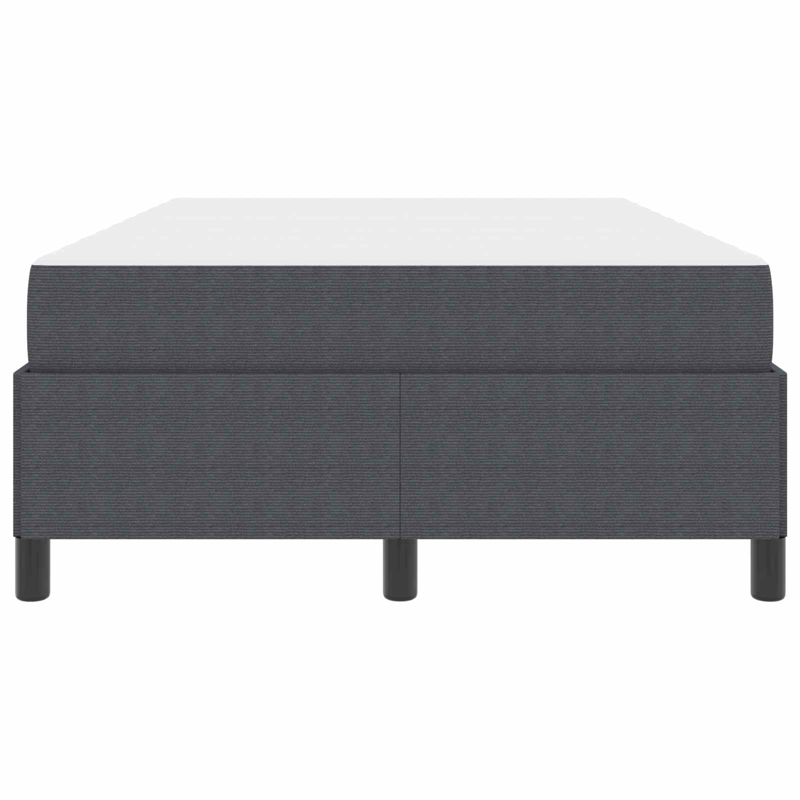 Bedframe met matras Donkergrijs 120 x 200 cm Stof is nu te koop bij PeponiXL, paradijselijk wonen!