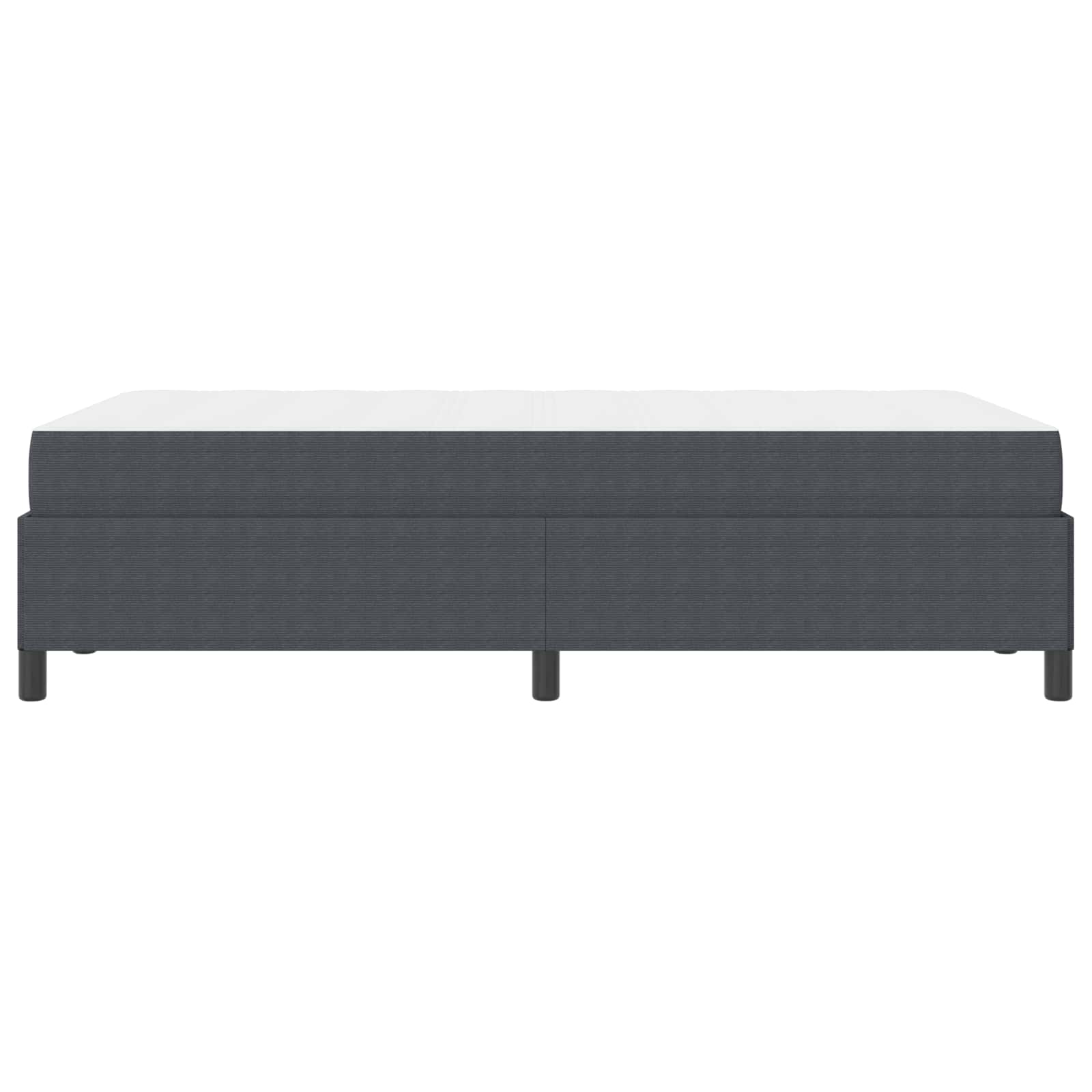 Bedframe met matras Donkergrijs 120 x 200 cm Stof is nu te koop bij PeponiXL, paradijselijk wonen!