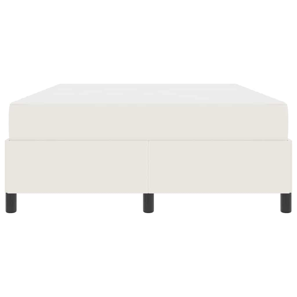 Bedframe met matras Crème 140 x 190 cm Stof is nu te koop bij PeponiXL, paradijselijk wonen!