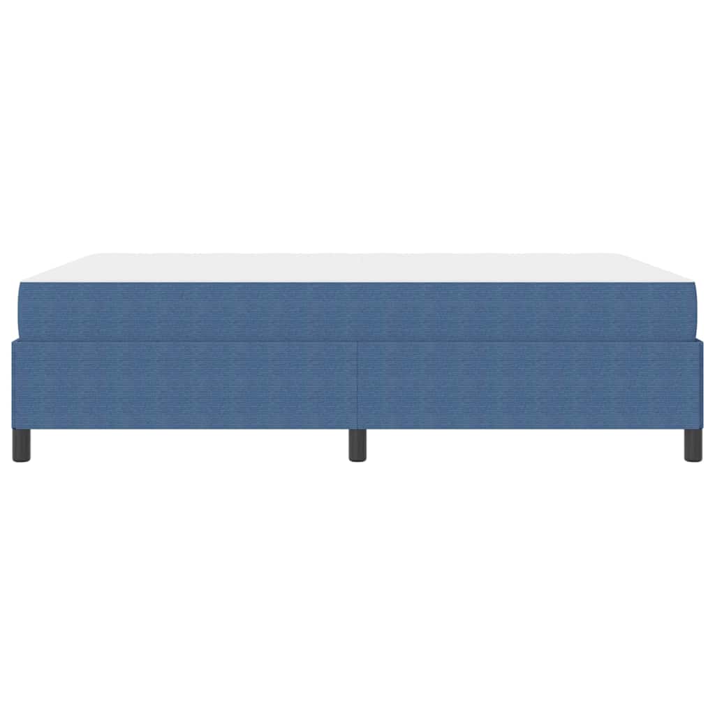 Bedframe met matras Blauw 140 x 190 cm Stof is nu te koop bij PeponiXL, paradijselijk wonen!