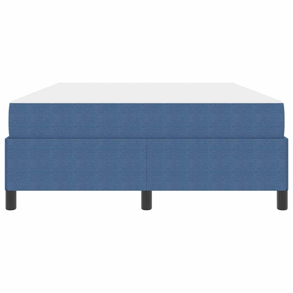 Bedframe met matras Blauw 140 x 200 cm Stof is nu te koop bij PeponiXL, paradijselijk wonen!