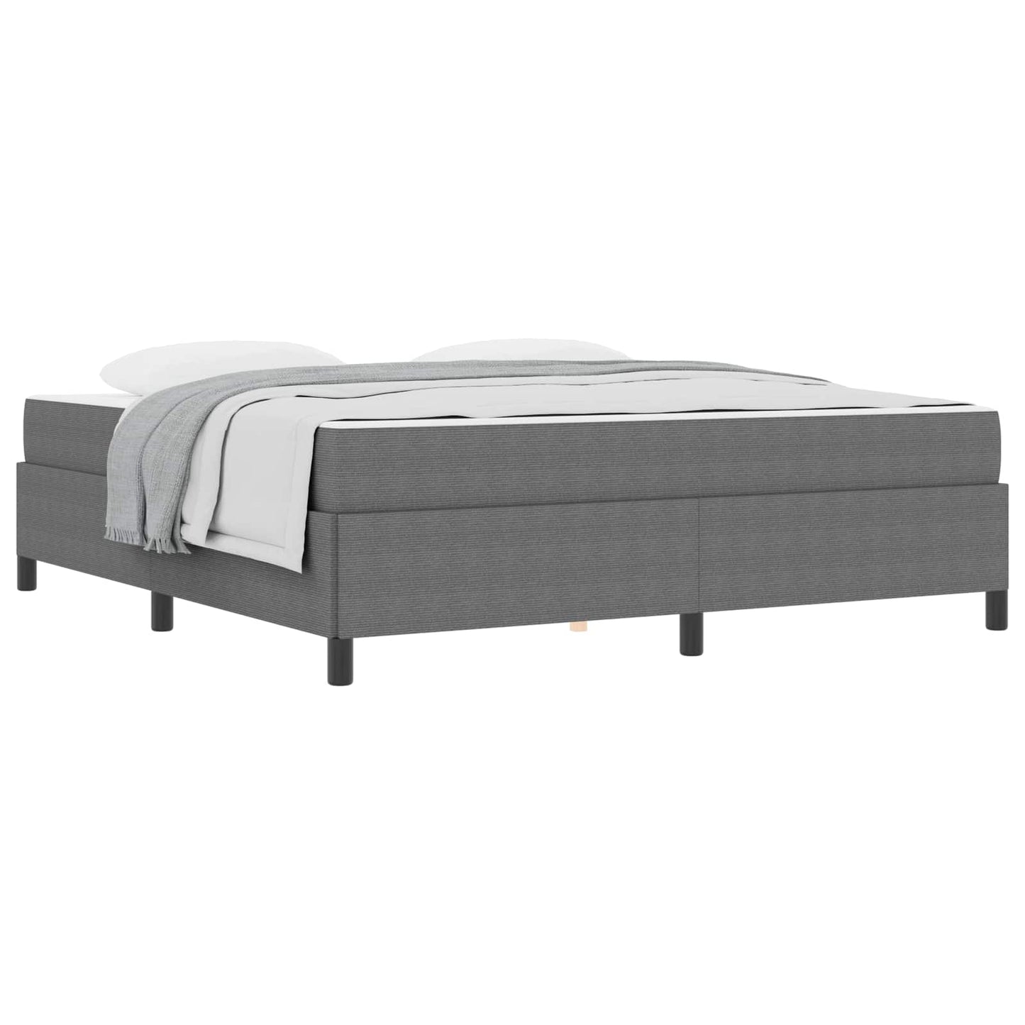 Bedframe met matras Lichtgrijs 180 x 200 cm Stof is nu te koop bij PeponiXL, paradijselijk wonen!