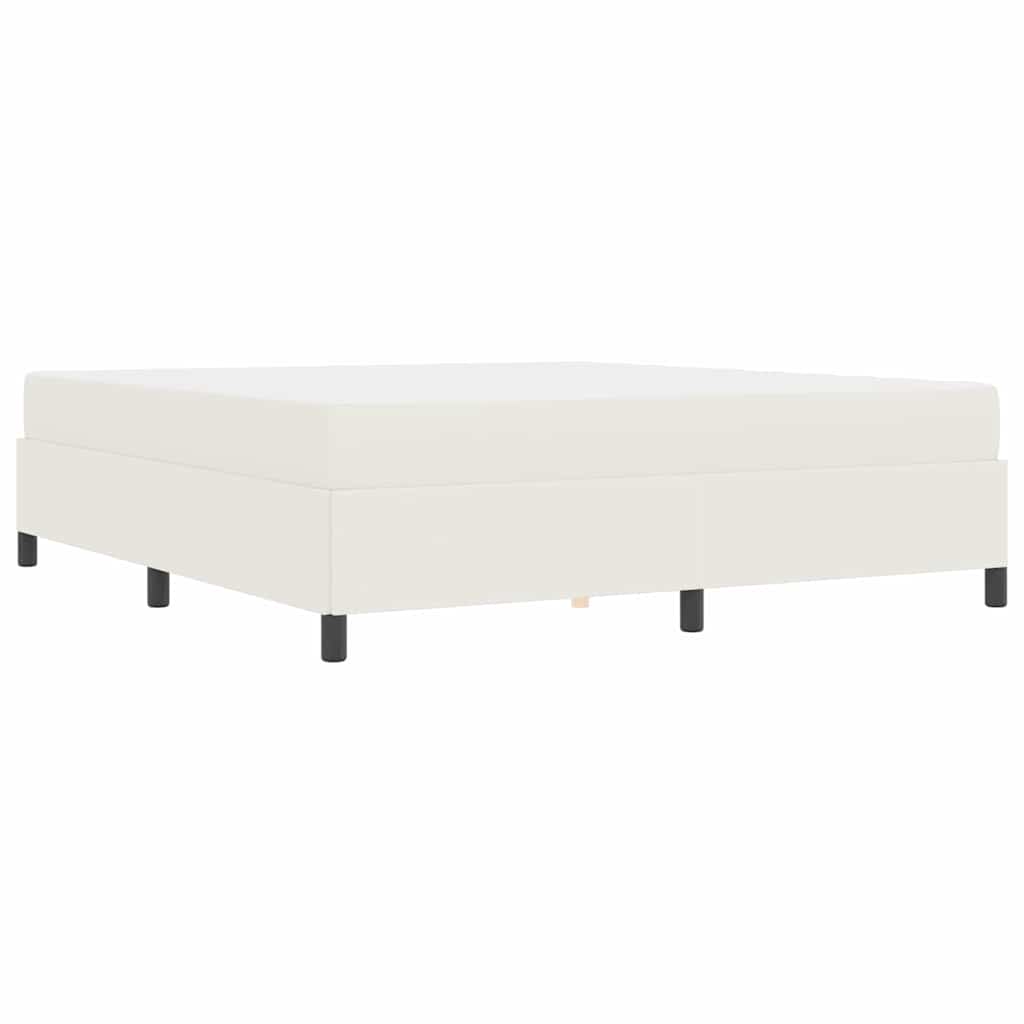 Bedframe met matras Crème 180 x 200 cm Stof is nu te koop bij PeponiXL, paradijselijk wonen!