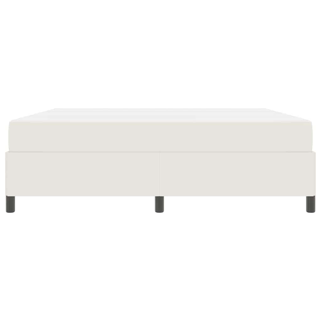 Bedframe met matras Crème 180 x 200 cm Stof is nu te koop bij PeponiXL, paradijselijk wonen!