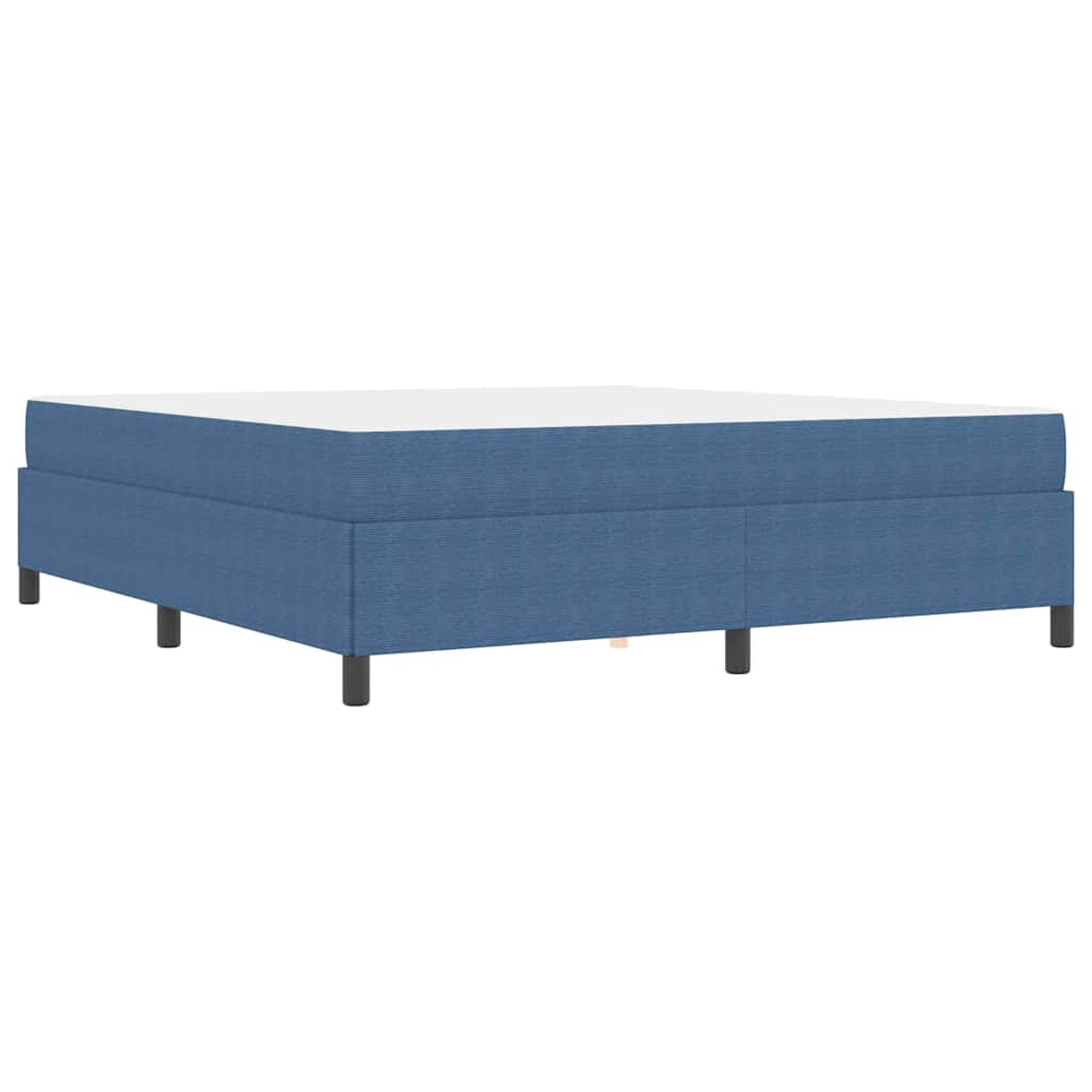 Bedframe met matras Blauw 180 x 200 cm Stof is nu te koop bij PeponiXL, paradijselijk wonen!
