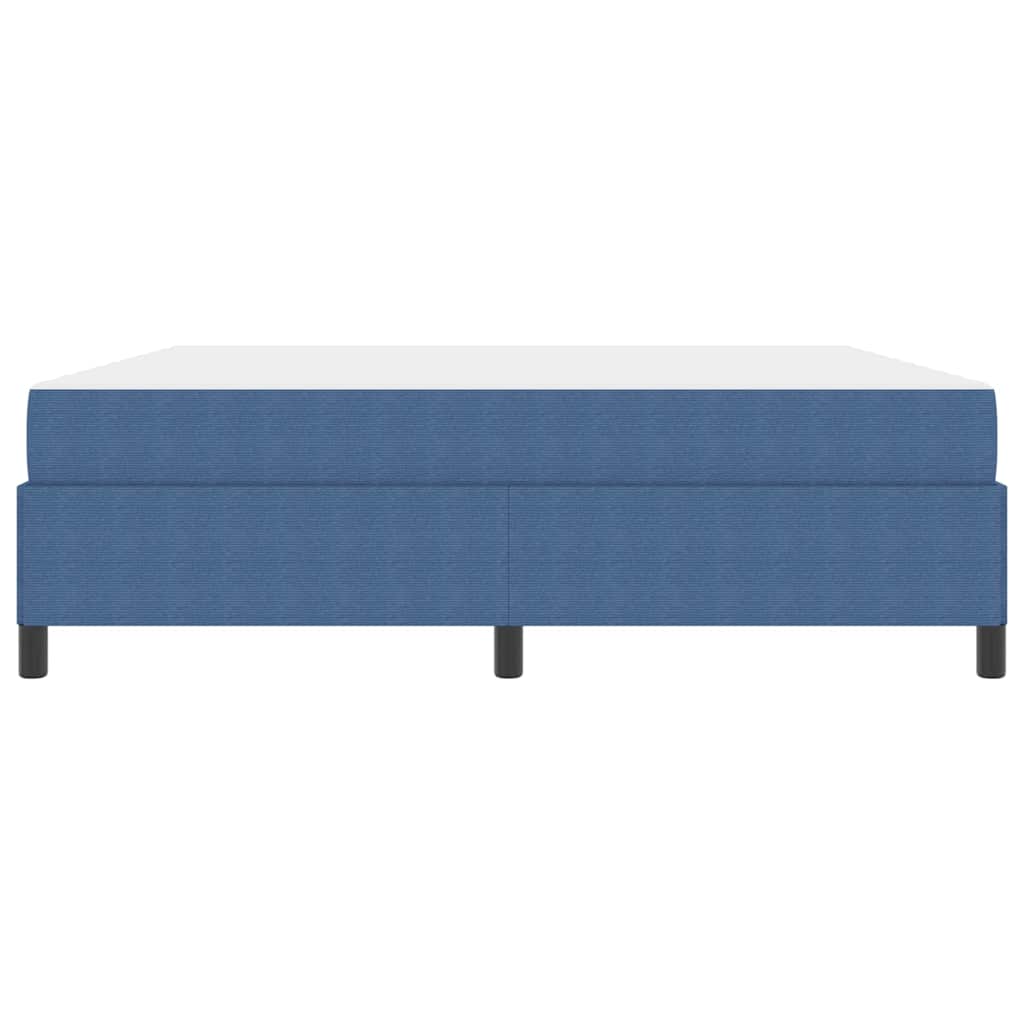 Bedframe met matras Blauw 180 x 200 cm Stof is nu te koop bij PeponiXL, paradijselijk wonen!