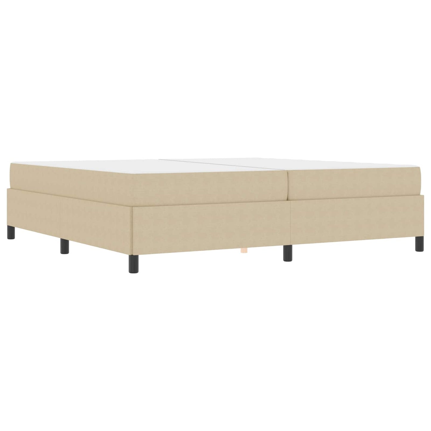 Bedframe met matras Lichtgroen Grijs 200 x 200 cm Stof is nu te koop bij PeponiXL, paradijselijk wonen!