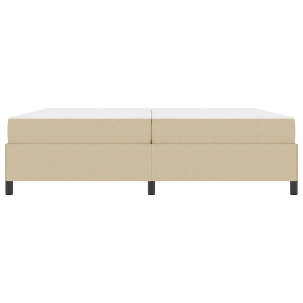 Bedframe met matras Lichtgroen Grijs 200 x 200 cm Stof is nu te koop bij PeponiXL, paradijselijk wonen!