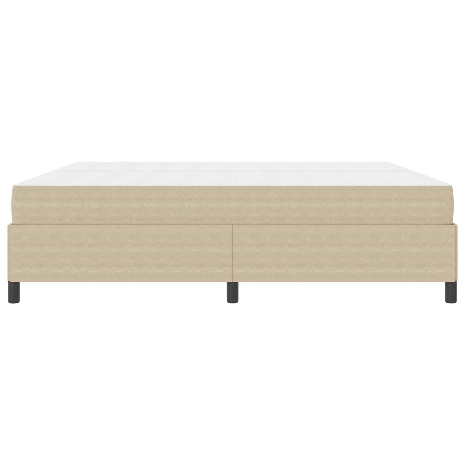 Bedframe met matras Lichtgroen Grijs 200 x 200 cm Stof is nu te koop bij PeponiXL, paradijselijk wonen!