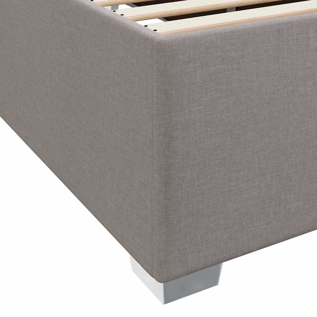 Bedframe met matras Taupe 80 x 200 cm Stof is nu te koop bij PeponiXL, paradijselijk wonen!