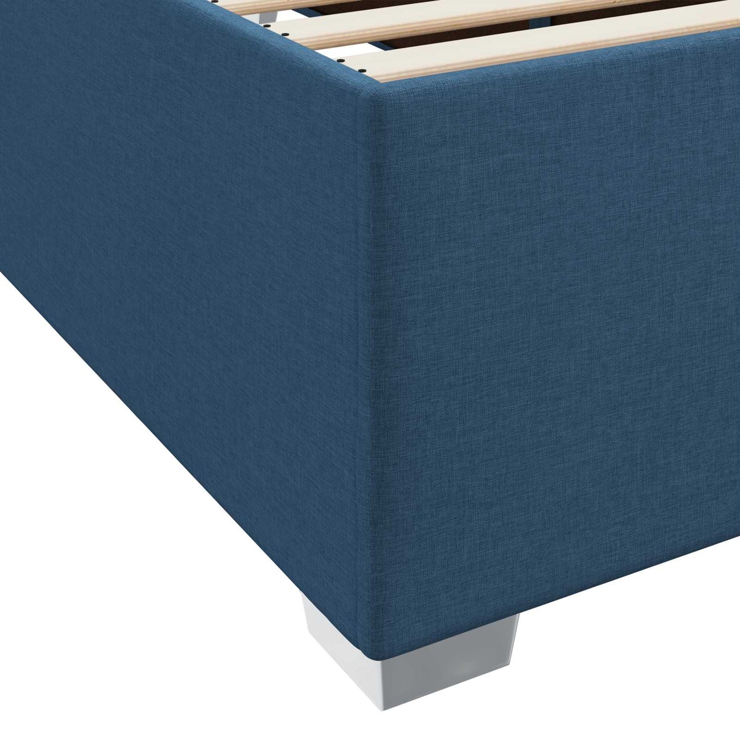 Bedframe met matras Blauw 80 x 200 cm Stof is nu te koop bij PeponiXL, paradijselijk wonen!