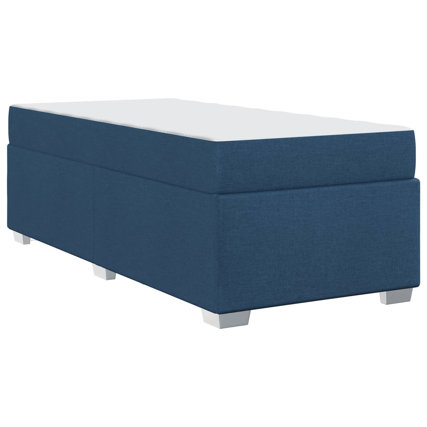 Bedframe met matras Blauw 80 x 200 cm Stof is nu te koop bij PeponiXL, paradijselijk wonen!