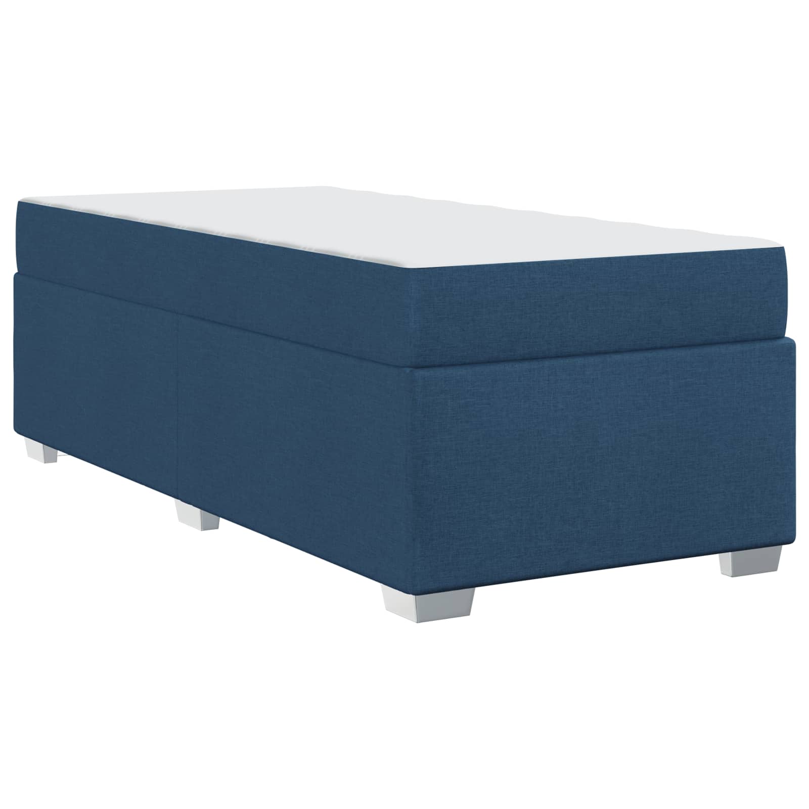 Bedframe met matras Blauw 80 x 200 cm Stof is nu te koop bij PeponiXL, paradijselijk wonen!