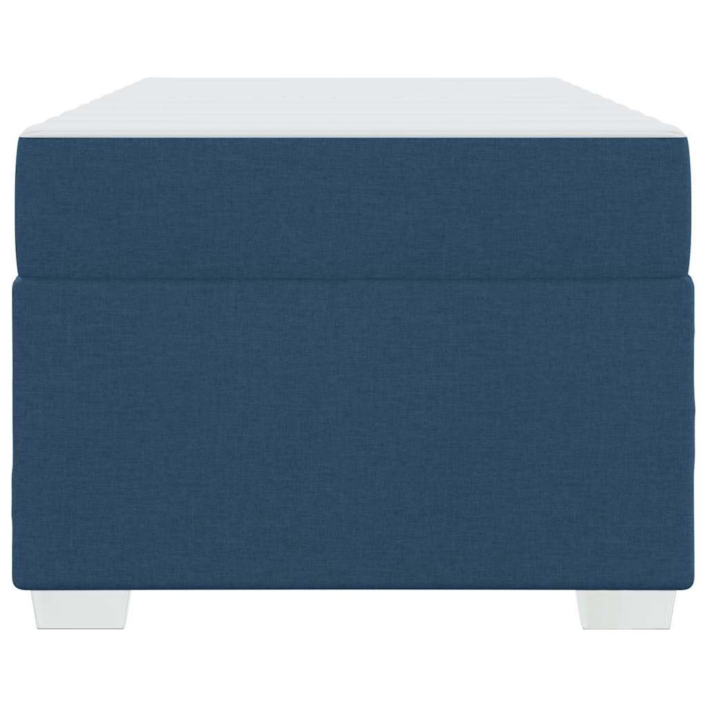 Bedframe met matras Blauw 90 x 190 cm Stof is nu te koop bij PeponiXL, paradijselijk wonen!