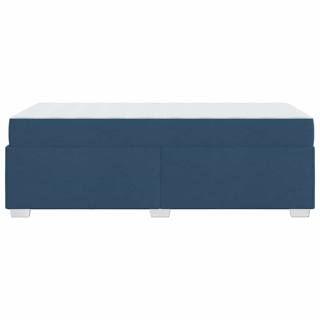 Bedframe met matras Blauw 90 x 190 cm Stof is nu te koop bij PeponiXL, paradijselijk wonen!