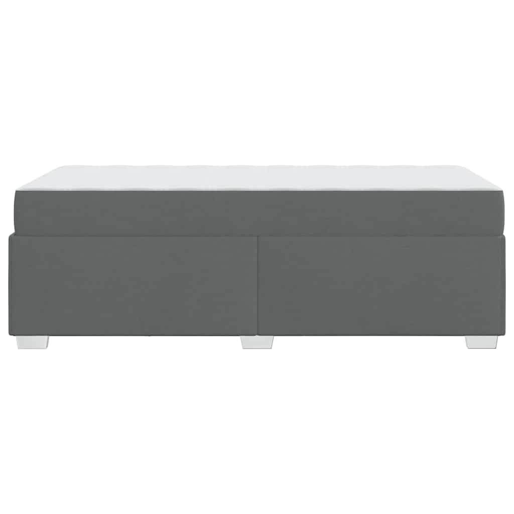 Bedframe met matras Donkergrijs 90 x 200 cm Stof is nu te koop bij PeponiXL, paradijselijk wonen!