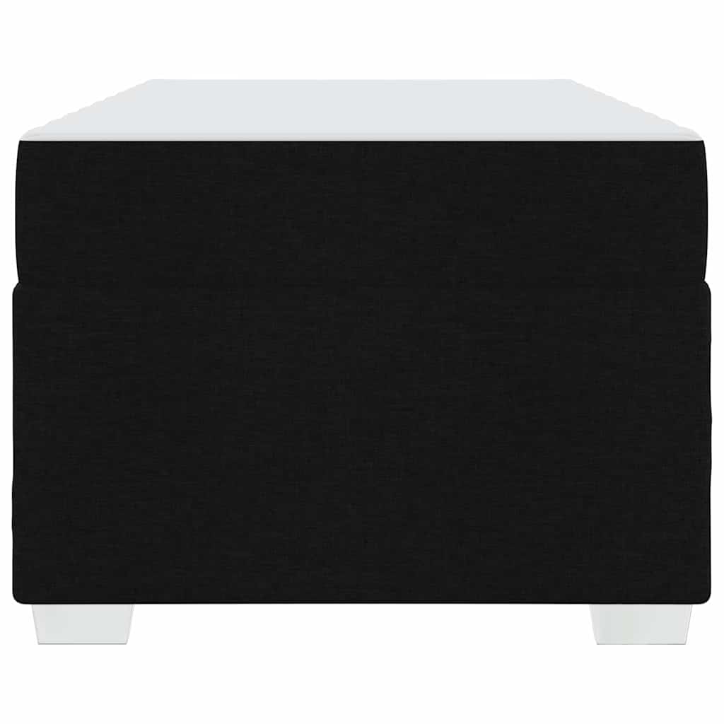 Bedframe met matras Zwart 90 x 200 cm Stof is nu te koop bij PeponiXL, paradijselijk wonen!