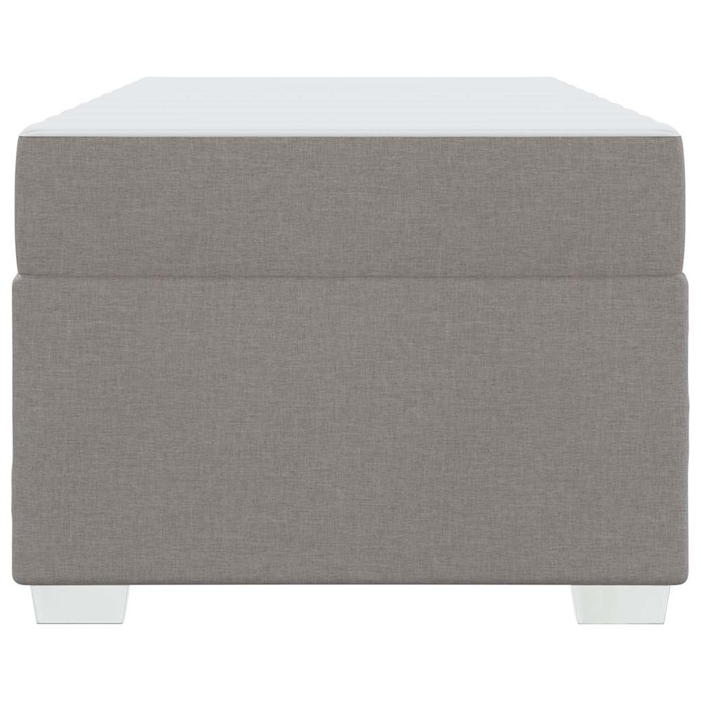 Bedframe met matras Taupe 100 x 200 cm Stof is nu te koop bij PeponiXL, paradijselijk wonen!