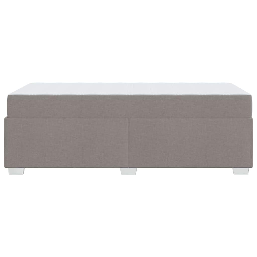 Bedframe met matras Taupe 100 x 200 cm Stof is nu te koop bij PeponiXL, paradijselijk wonen!
