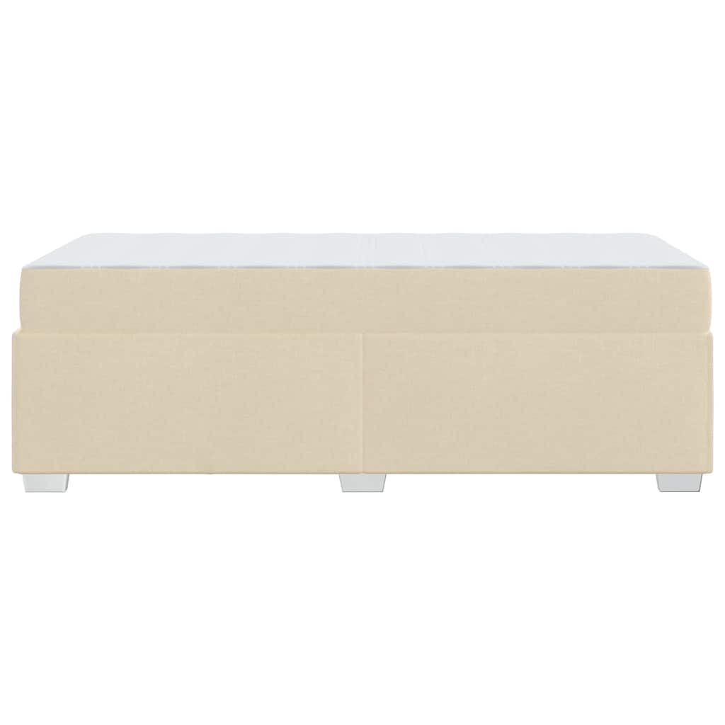 Bedframe met matras Crème 100 x 200 cm Stof is nu te koop bij PeponiXL, paradijselijk wonen!