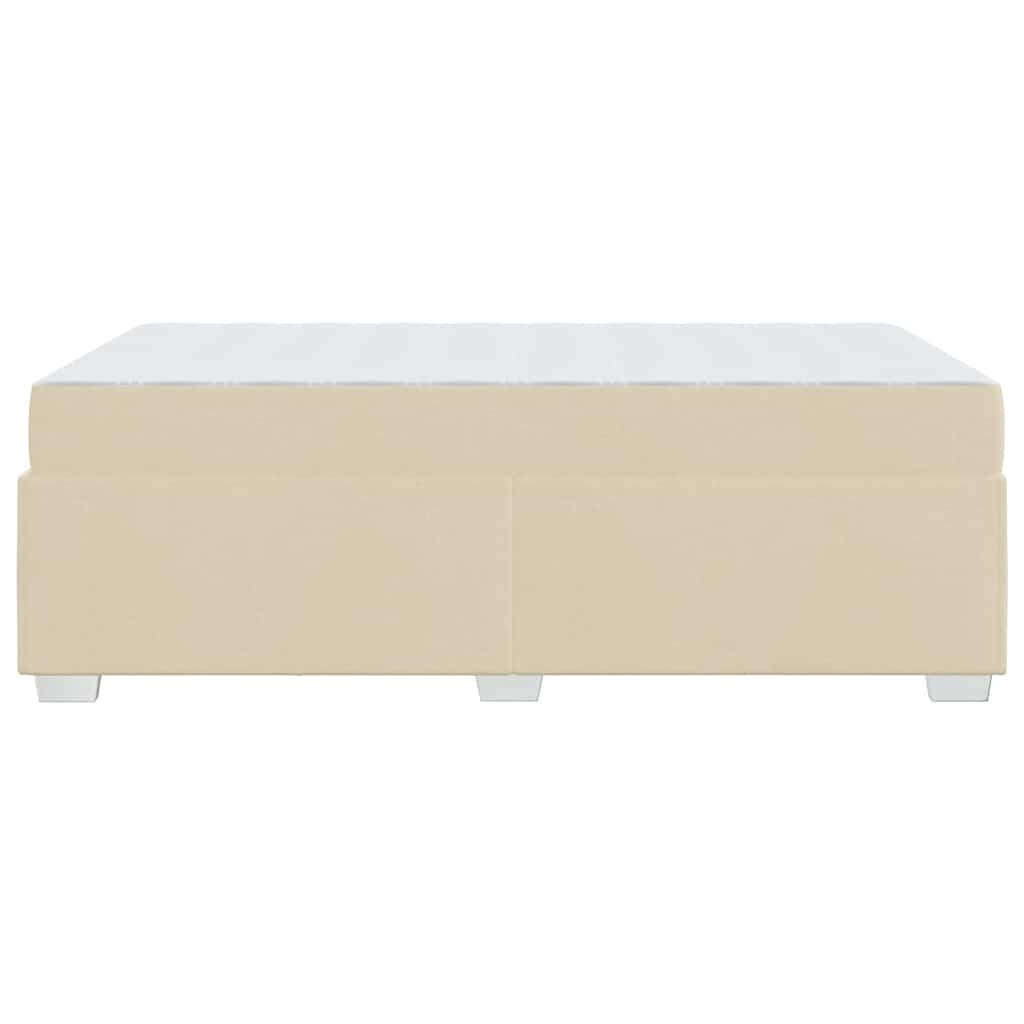 Bedframe met matras Crème 120 x 190 cm Stof is nu te koop bij PeponiXL, paradijselijk wonen!