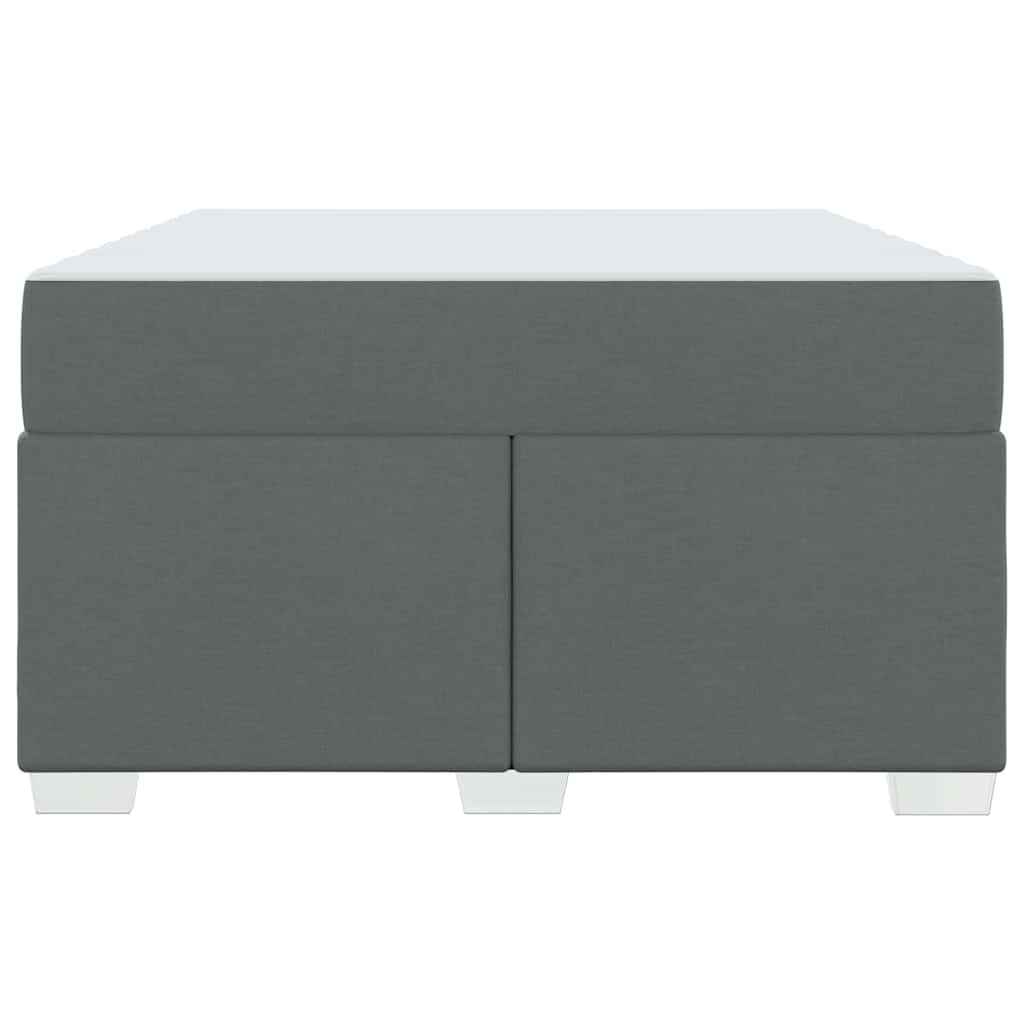 Bedframe met matras Donkergrijs 120 x 200 cm Stof is nu te koop bij PeponiXL, paradijselijk wonen!