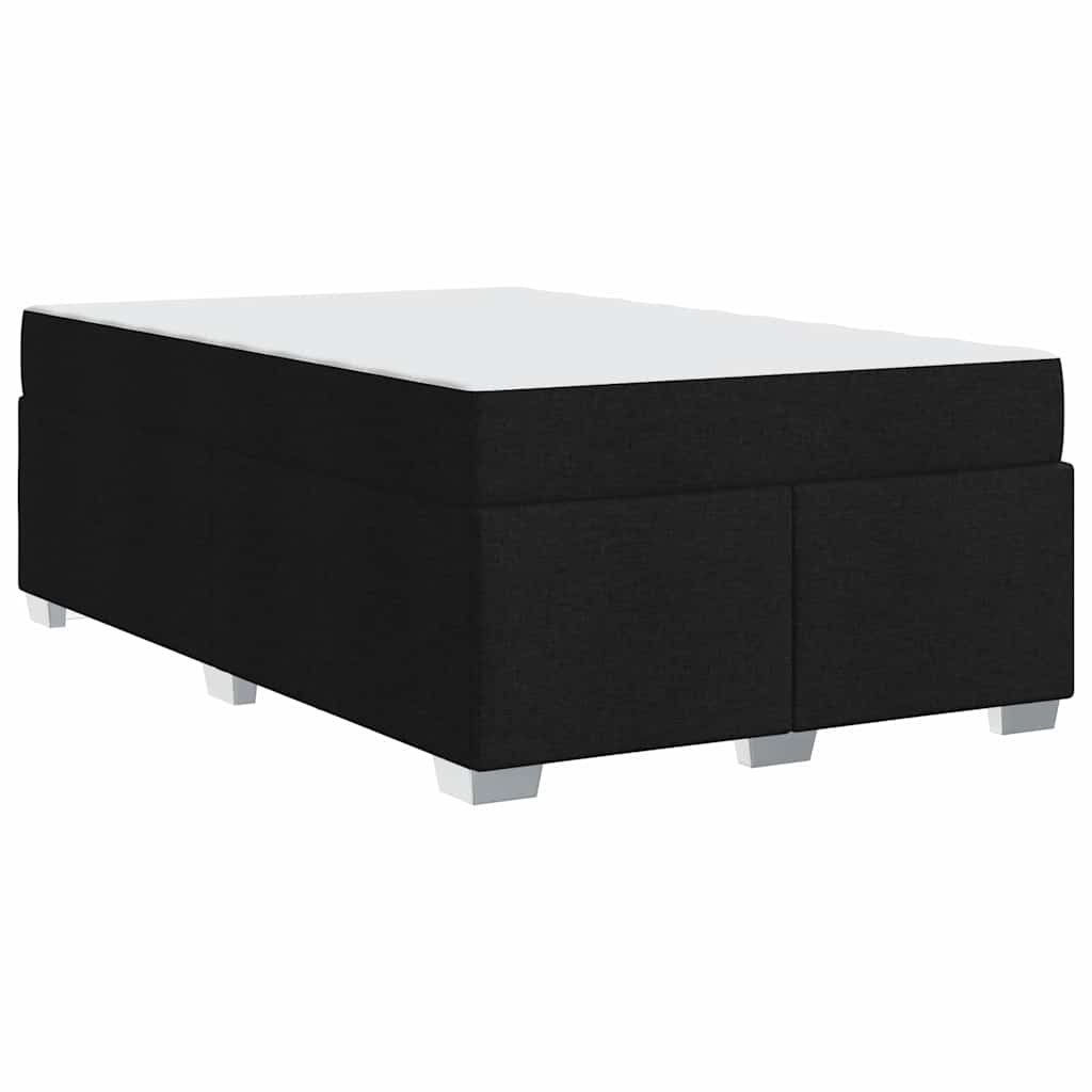 Bedframe met matras Zwart 120 x 200 cm Stof is nu te koop bij PeponiXL, paradijselijk wonen!