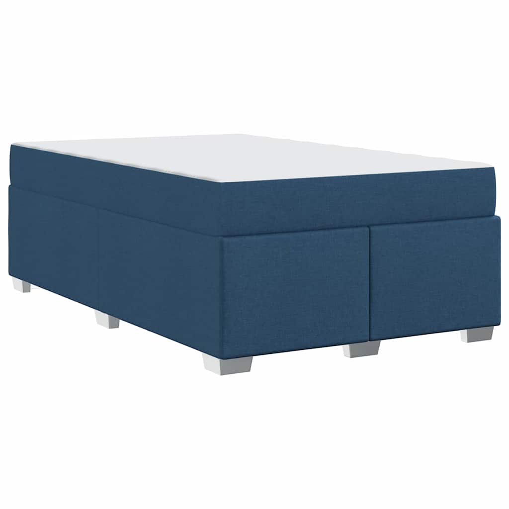 Bedframe met matras Blauw 120 x 200 cm Stof is nu te koop bij PeponiXL, paradijselijk wonen!