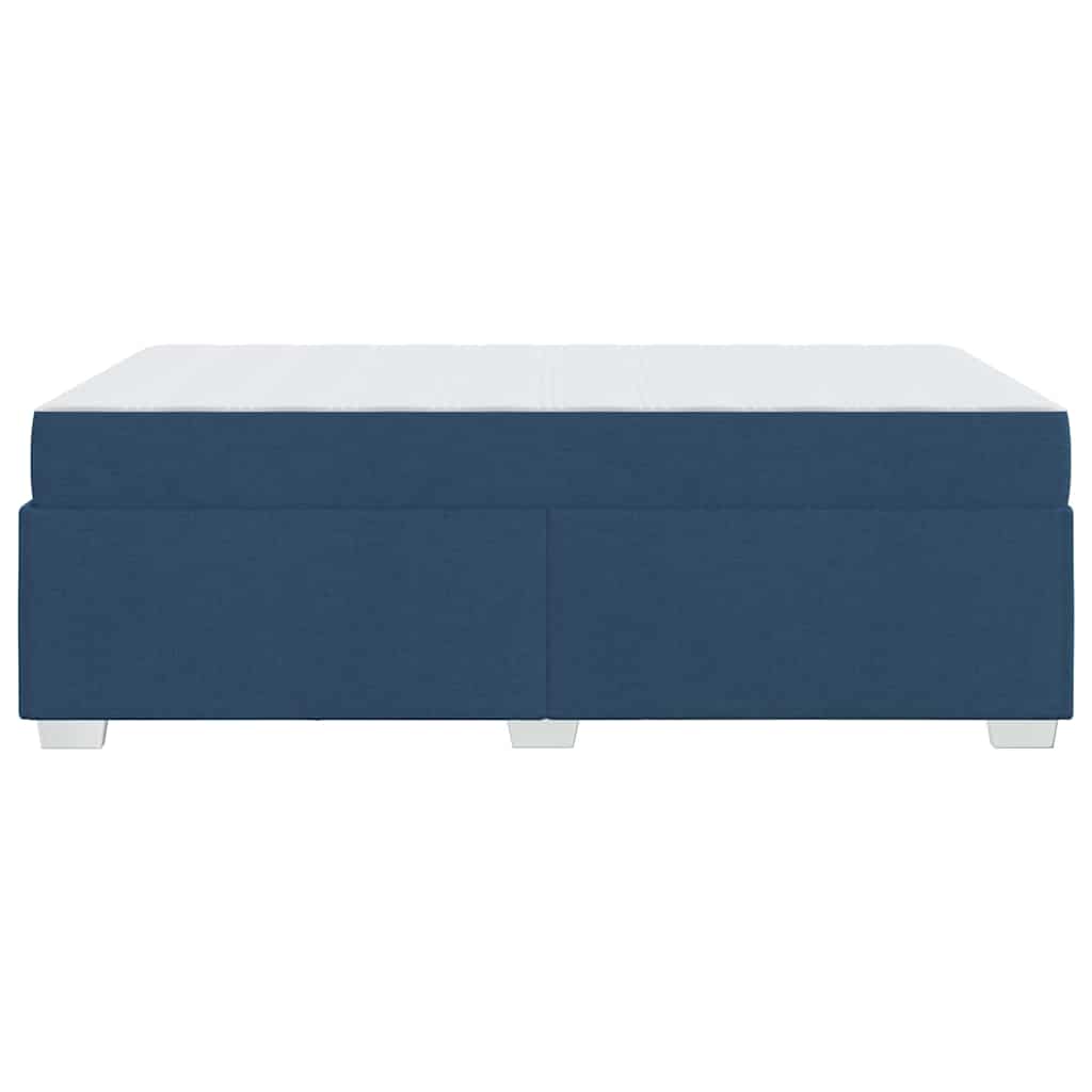Bedframe met matras Blauw 120 x 200 cm Stof is nu te koop bij PeponiXL, paradijselijk wonen!